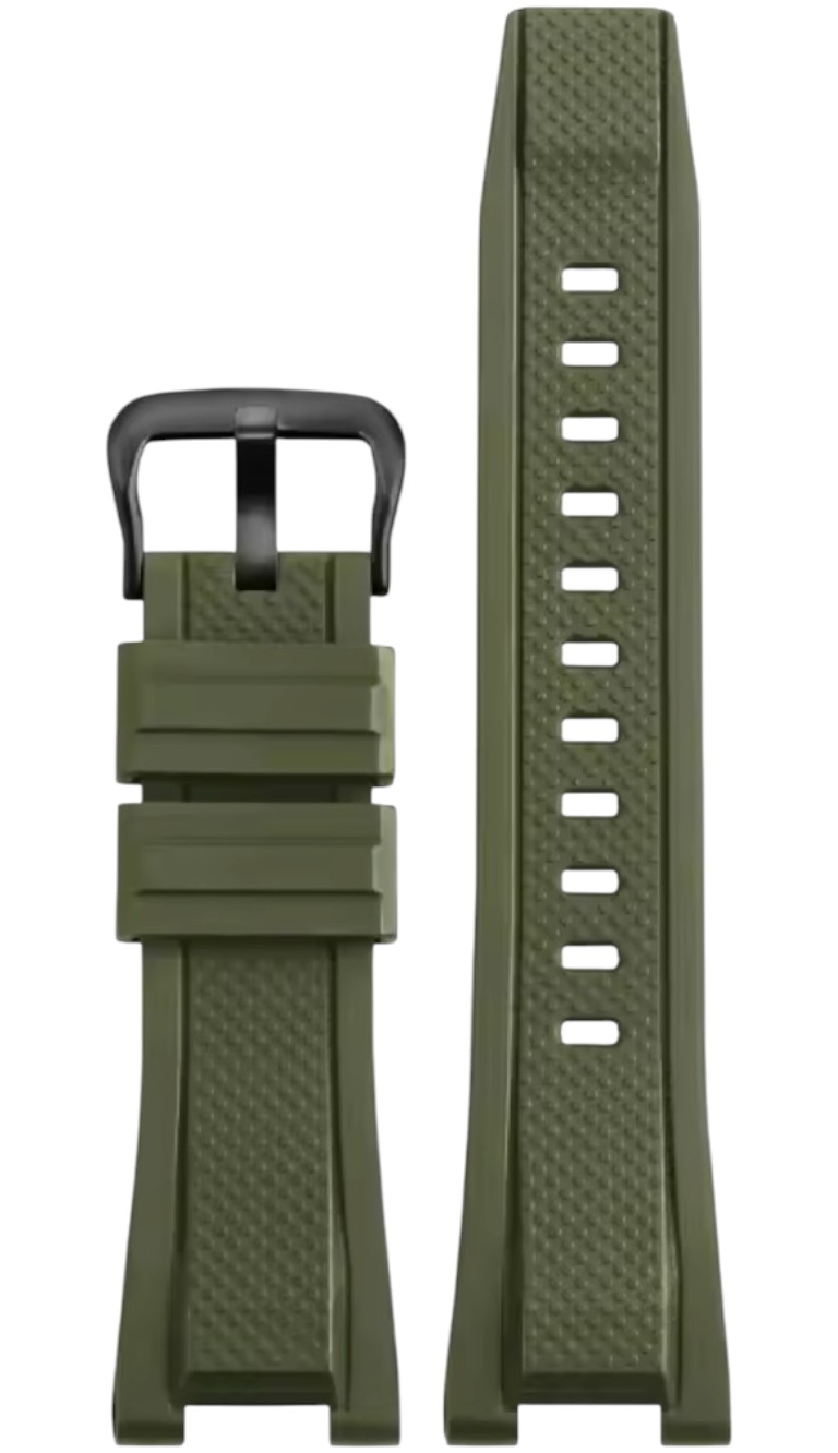 Ремінець для годинника Casio GST-B100 STime 11-5 (Каучук) Зелений