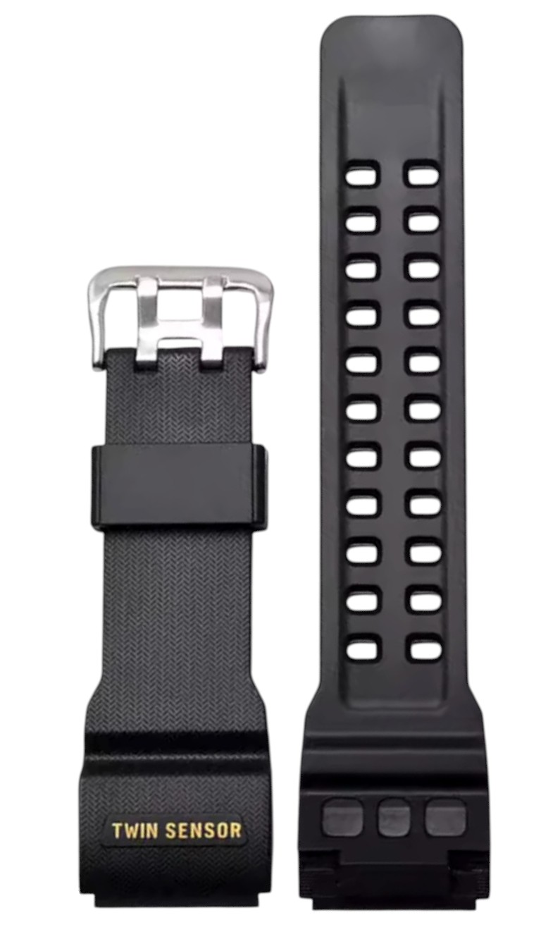 Ремінець для годинника Casio GG-1000 STime 9-1 (Каучук) Чорний